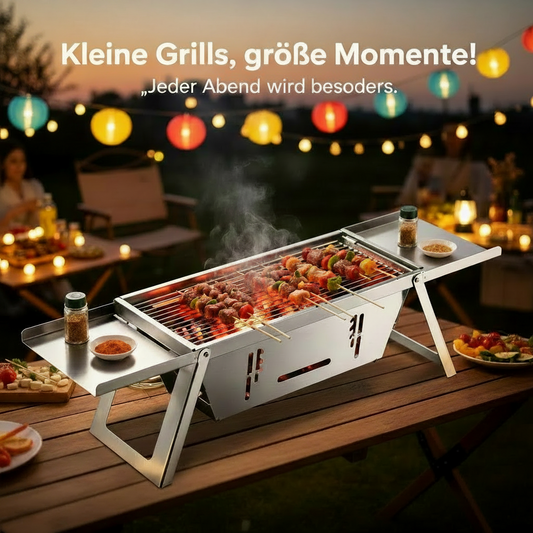 Terra Steel – Portable Stainless Steel Charcoal Grill