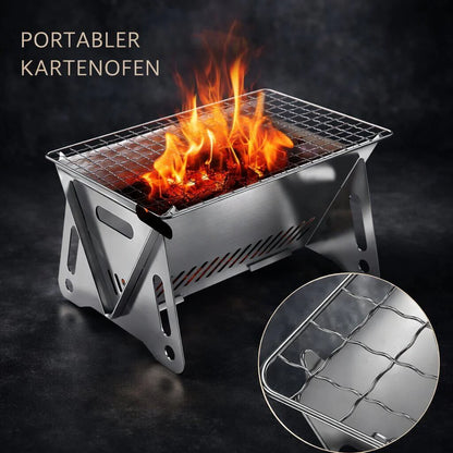 Grill im Großen!   für Garten,  Fahrradtour,  Wandern, Angeln, Camping und Outdoor-Aktivitäten